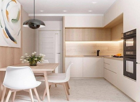 تصویر 1 از قیمت کابینت آشپزخانه چوبی سفید با کیفیت ارزان + خرید عمده